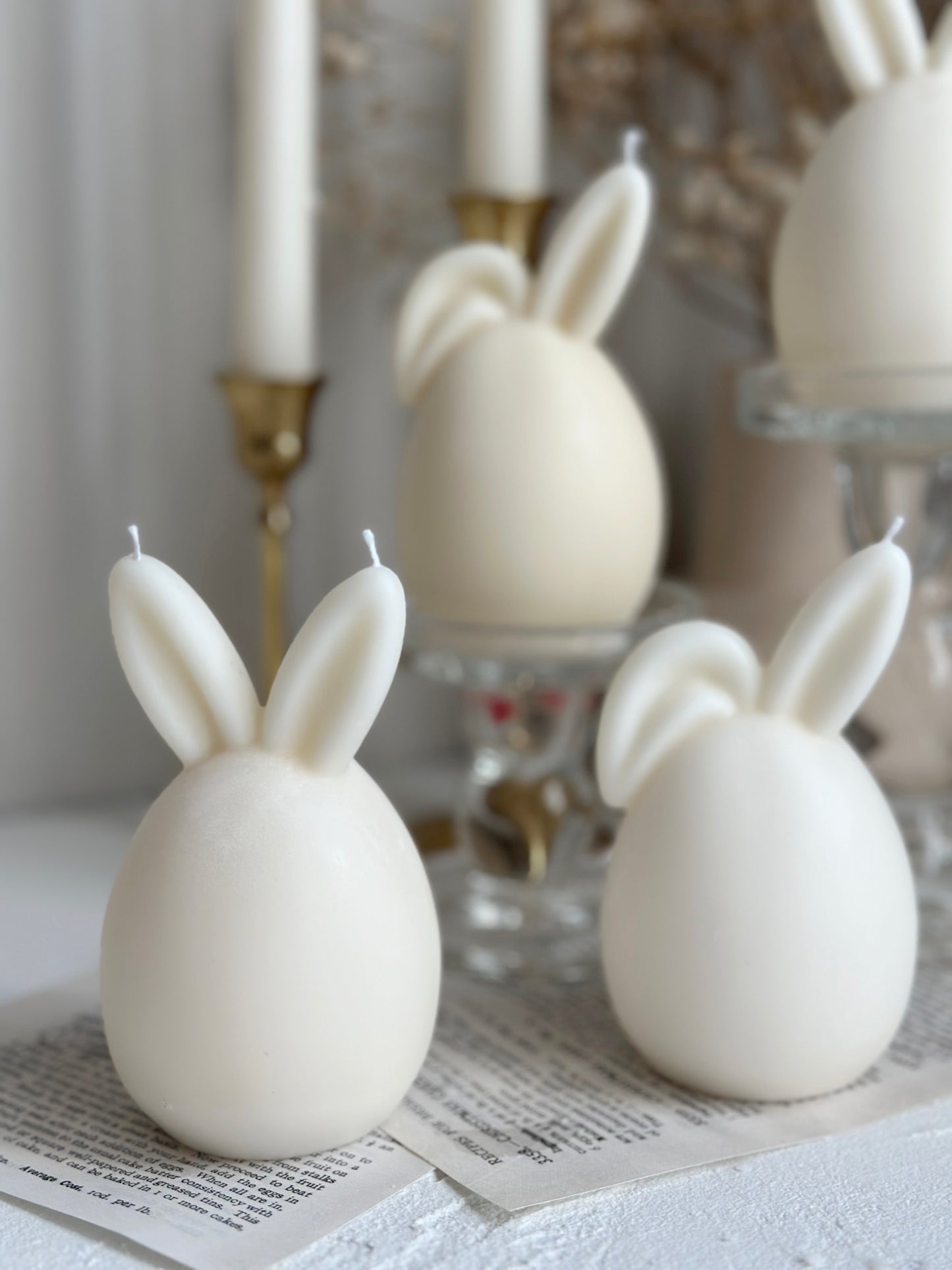 Easter Bunny Egg Candle, Greek Easter candle