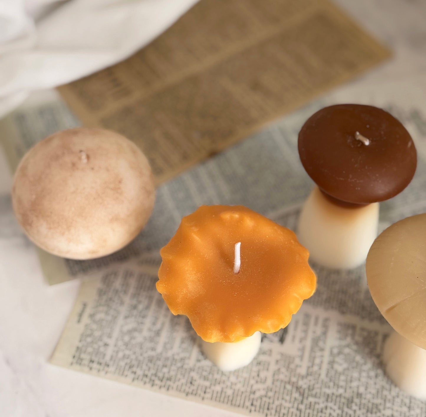 Decorative Mushroom Candle Sets