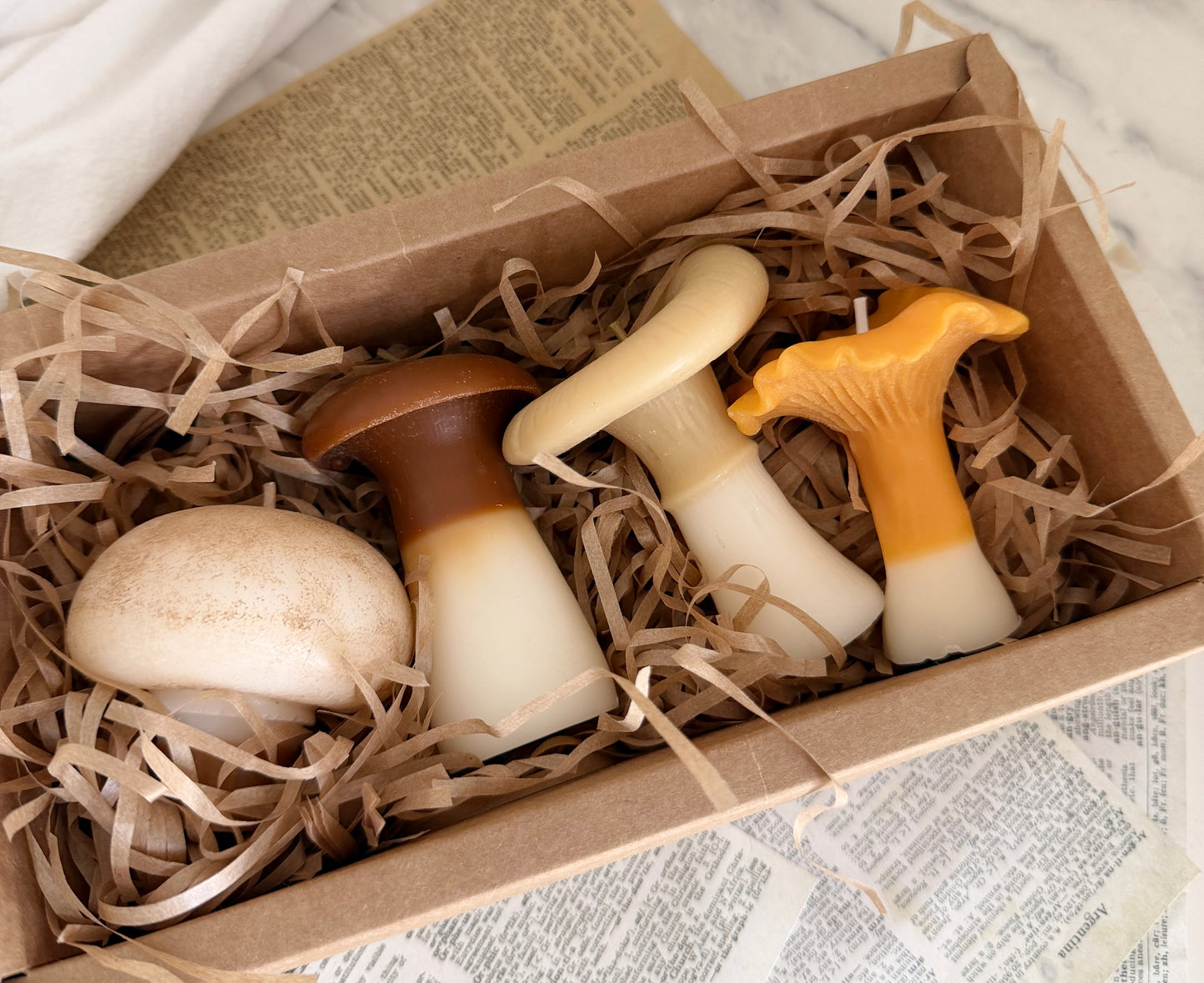 Decorative Mushroom Candle Sets