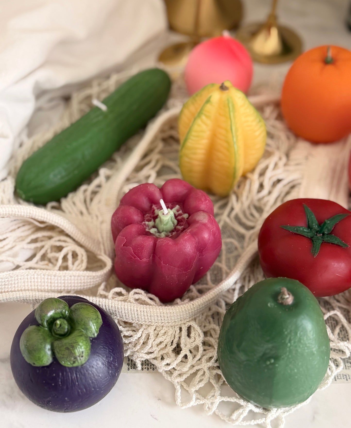 Handmade Realistic Fruit Candle