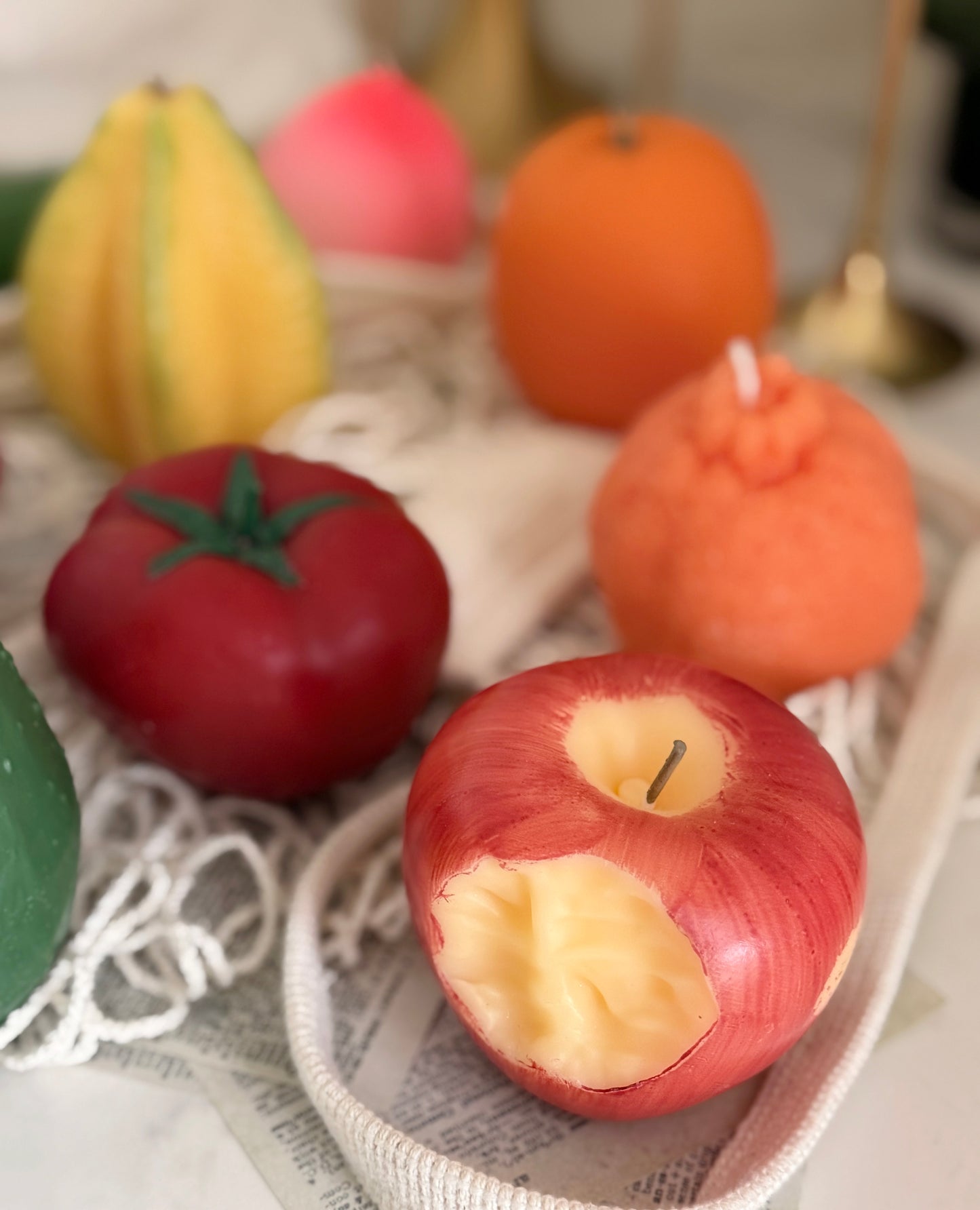 Handmade Realistic Fruit Candle