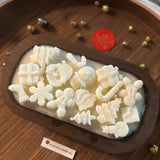 Christmas Candle / Wood Dough Bowl Candle NO.1 / 20oz