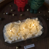 Christmas Candle / Wood Dough Bowl Candle NO.1 / 20oz
