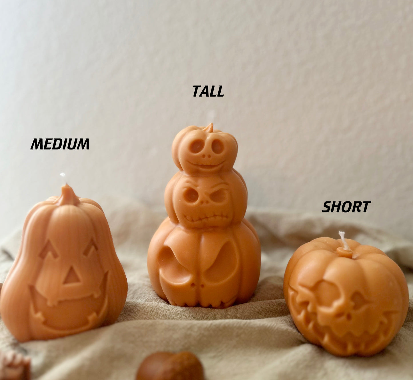 Halloween Pumpkin Candles