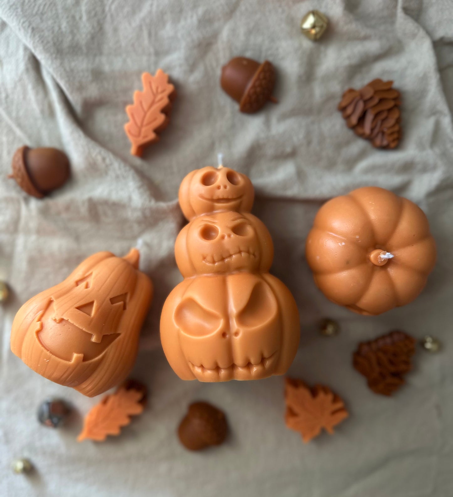 Halloween Pumpkin Candles
