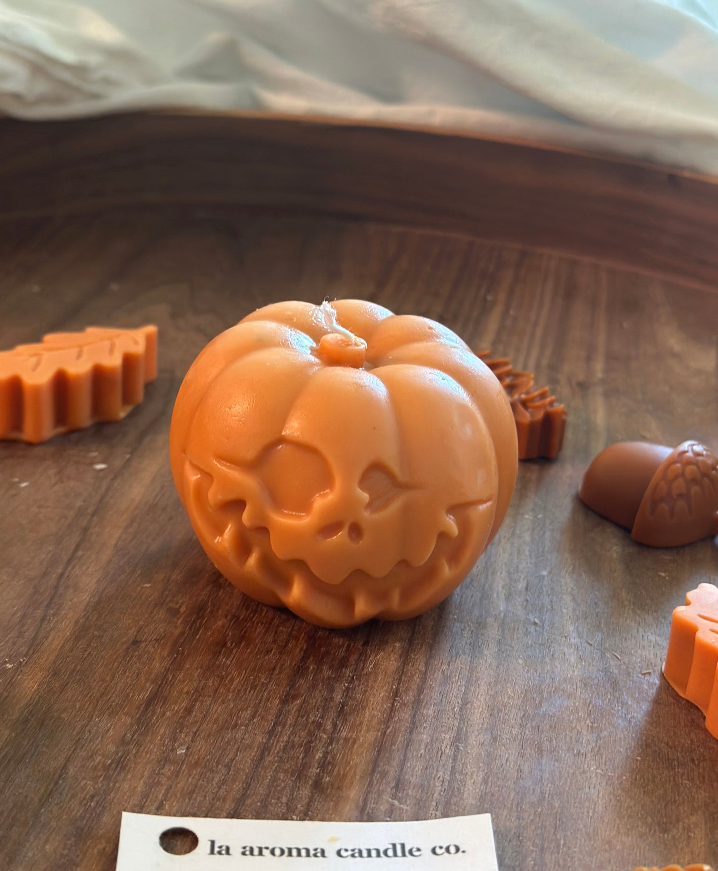 Halloween Pumpkin Candles