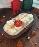 Christmas Candle / Wood Dough Bowl Candle NO.2 / 20oz