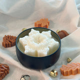 Winter Snowflake Metal Jar Candle / 8oz