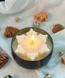 Winter Snowflake Metal Jar Candle / 8oz
