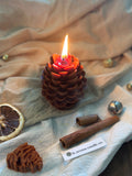 Forest Large Pinecone Shape Candle