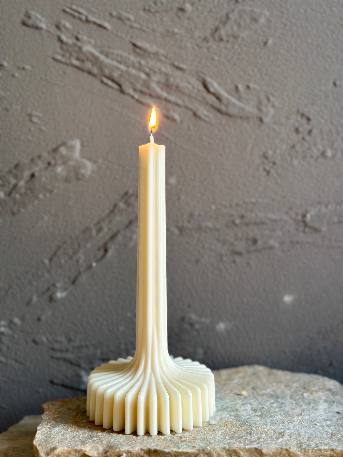 Unique Sculptural Pillar Candle