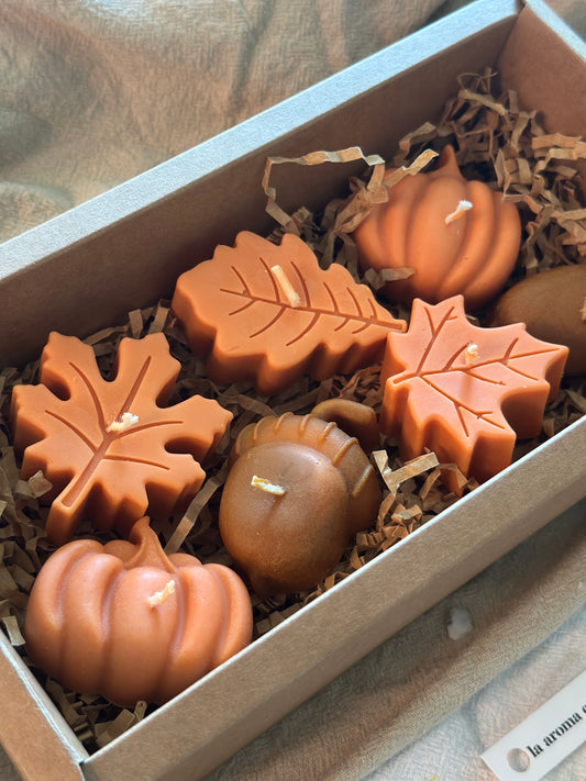 Autumn Leaf Design Candle Box