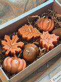 Autumn Leaf Design Candles Box