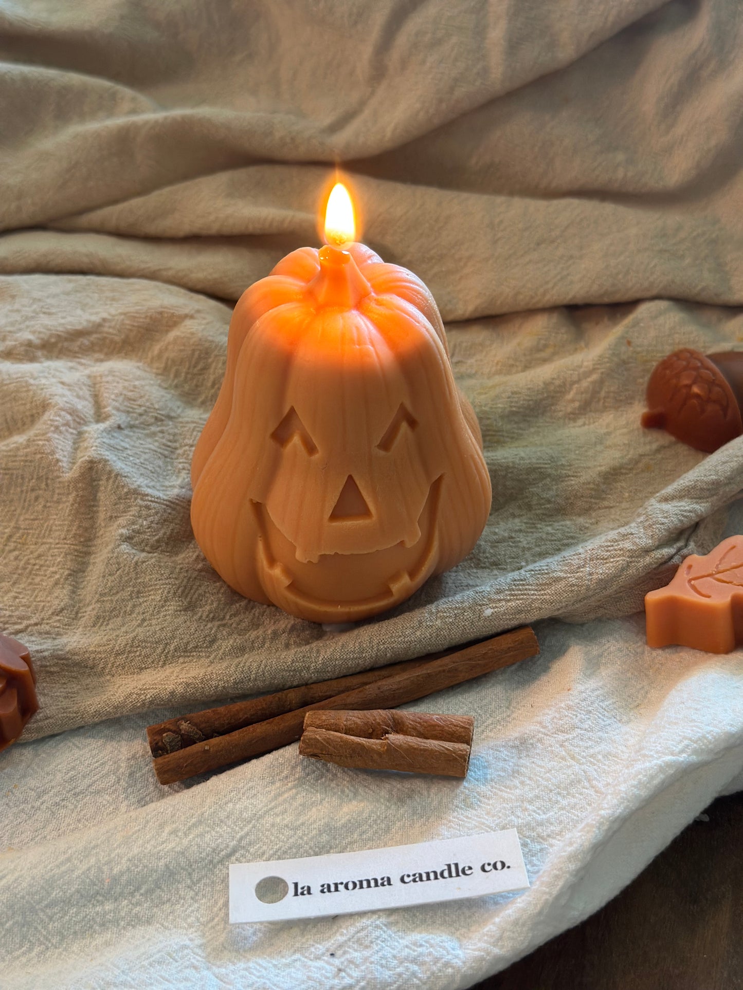 Halloween Pumpkin Candles