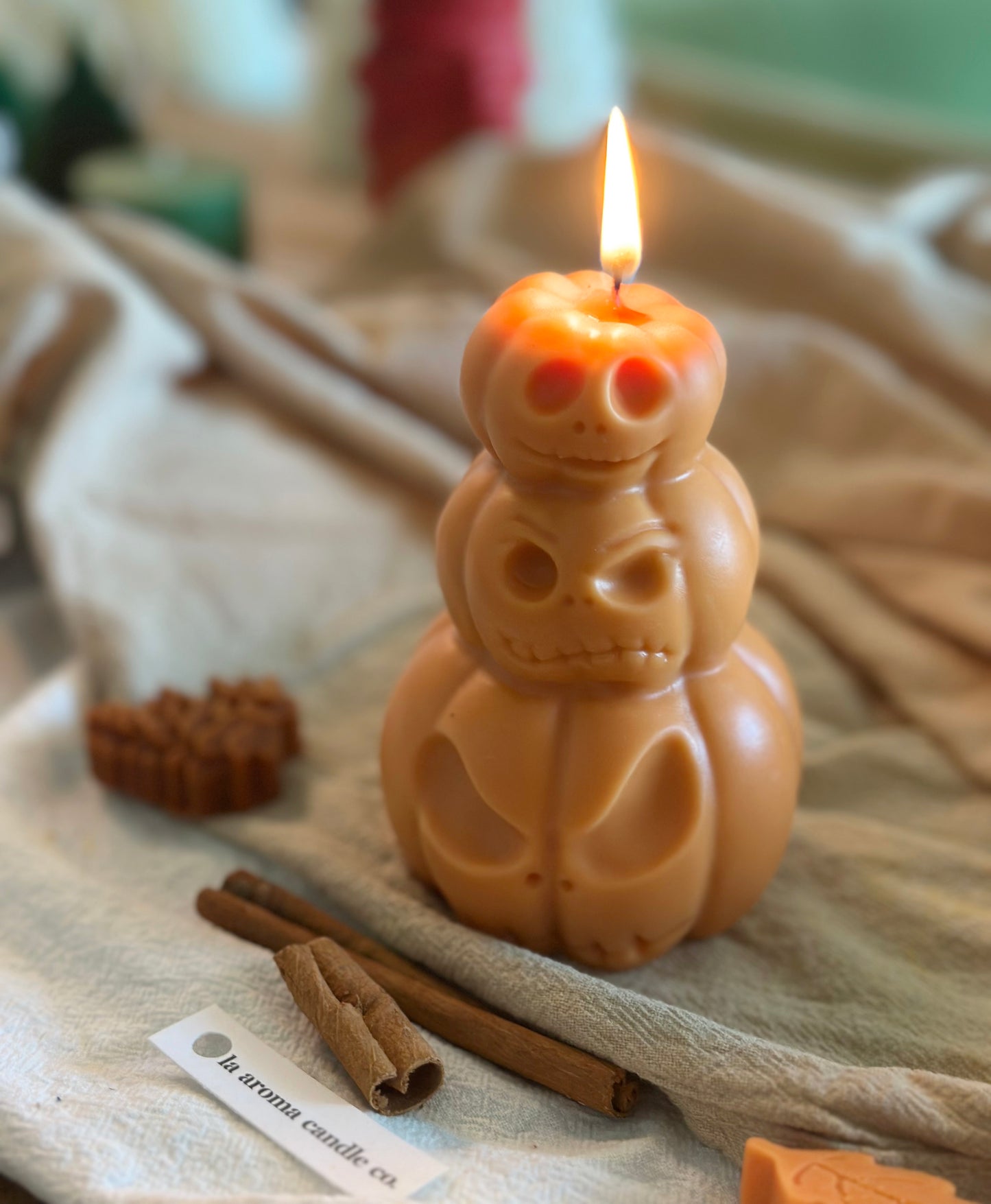 Halloween Pumpkin Candles