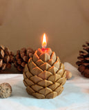 Pinecone Candle | Handmade Soy Wax Woodland Candle | Rustic Fall & Winter Home Decor