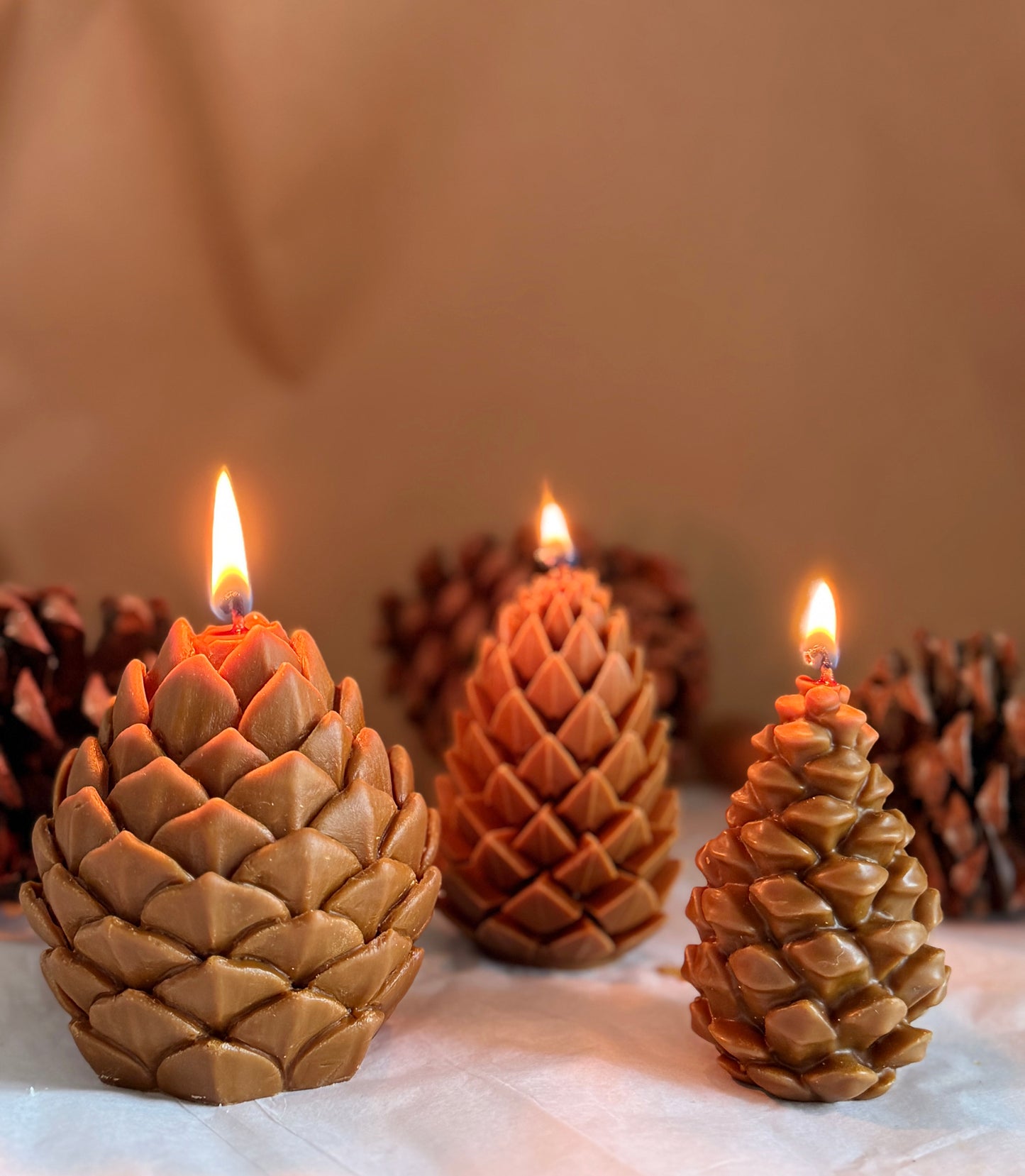 Woodland Pine Cone Candle