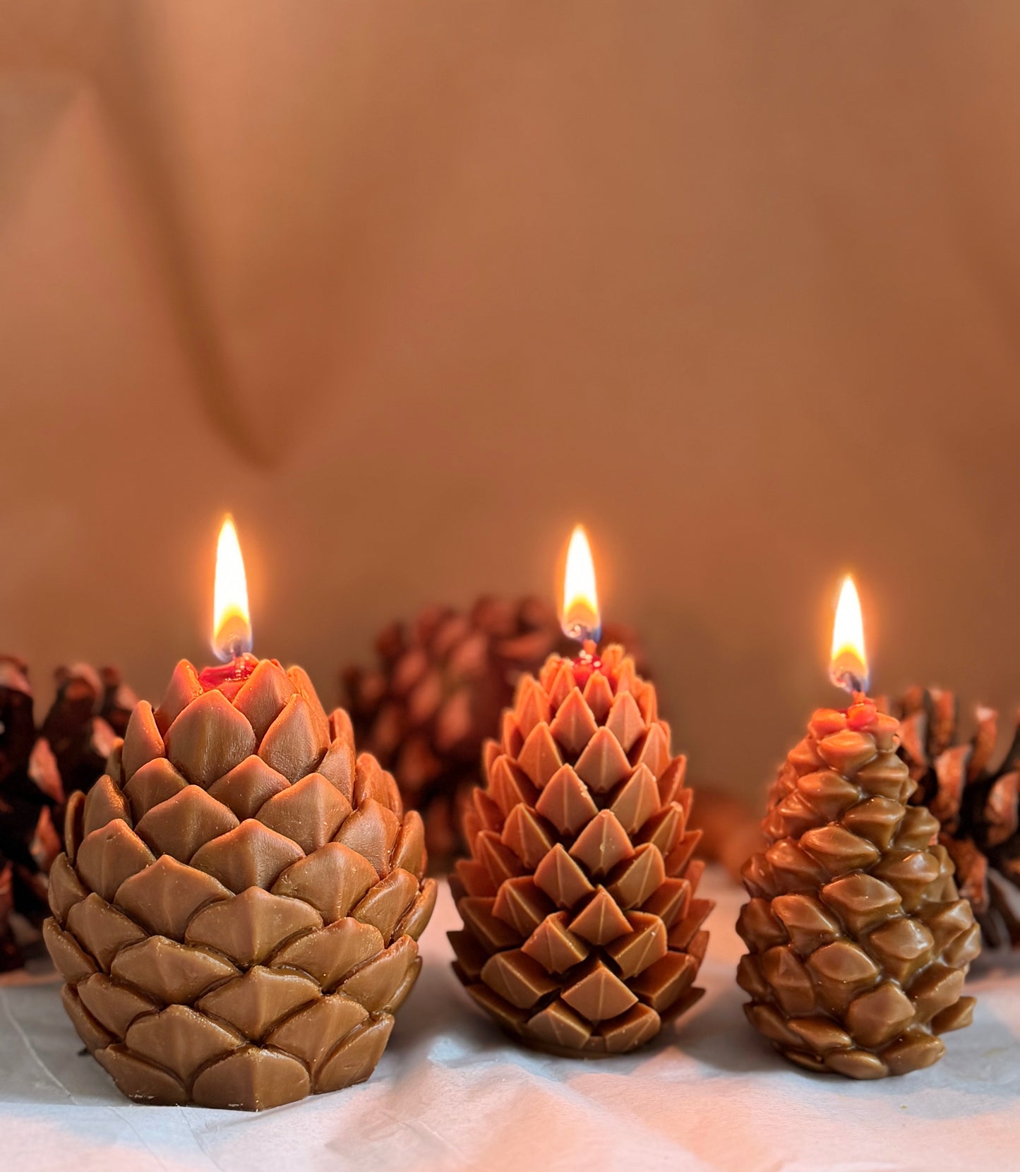 Woodland Pine Cone Candle