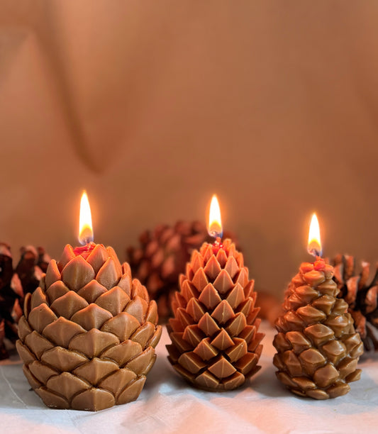 Woodland Pine Cone Candle