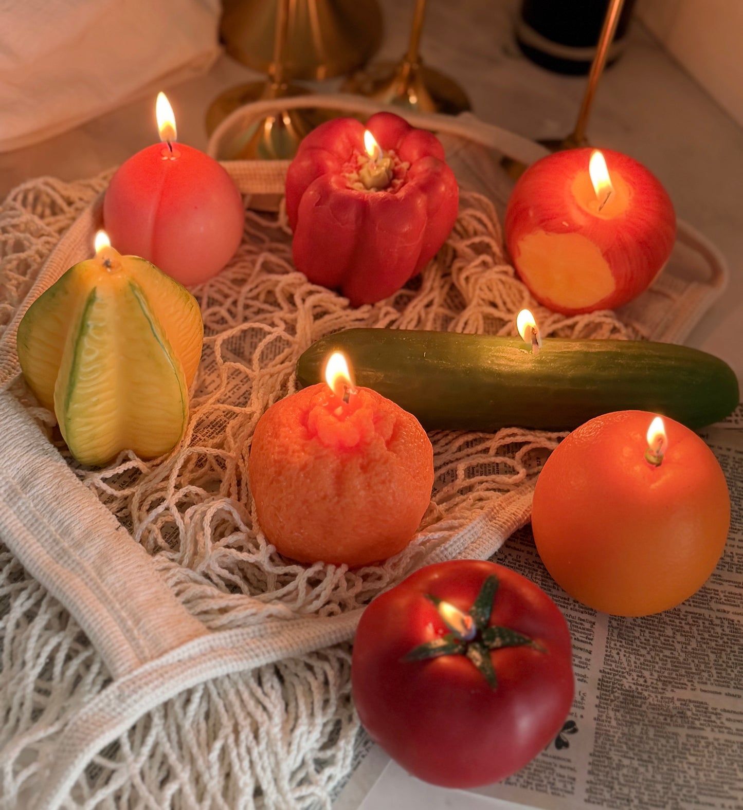 Handmade Realistic Fruit Candle