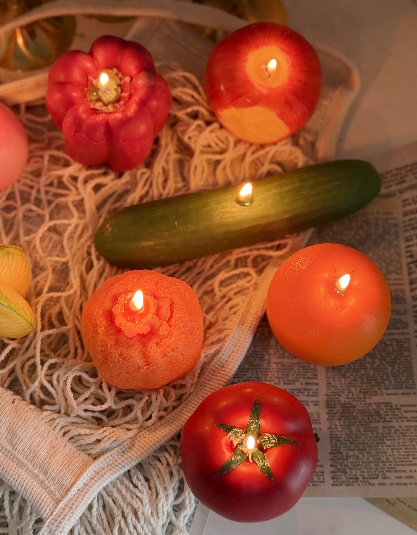 Handmade Realistic Fruit Candle