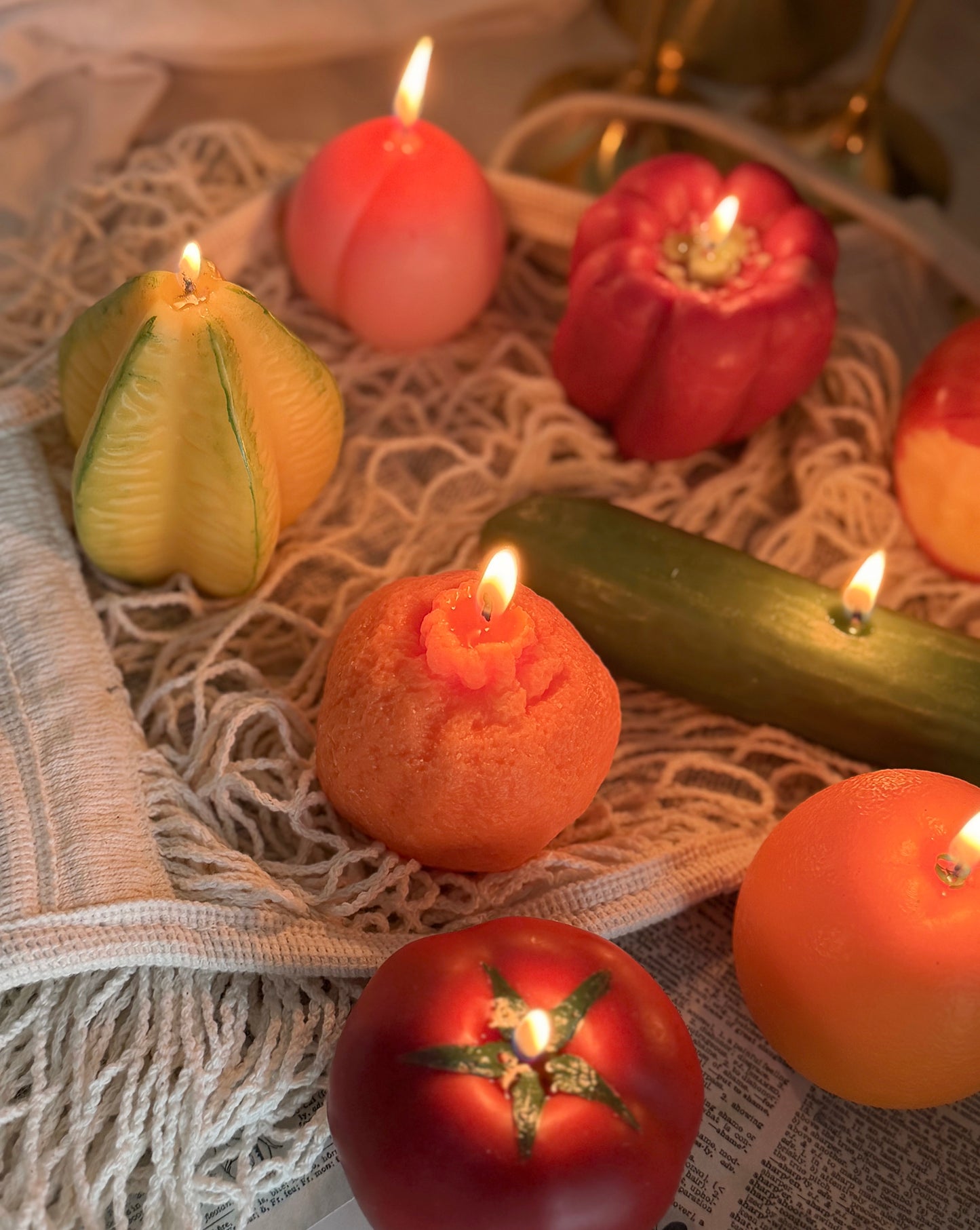 Handmade Realistic Fruit Candle