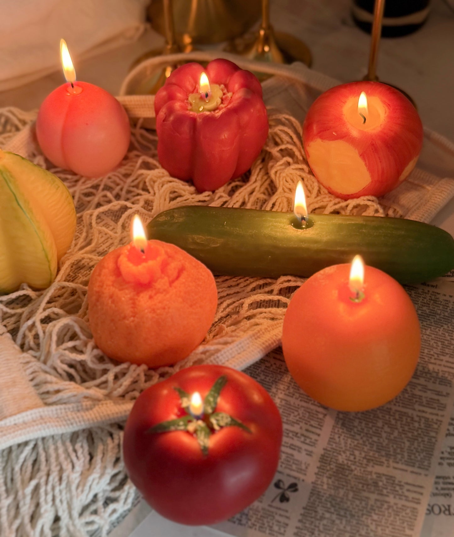 Handmade Realistic Fruit Candle