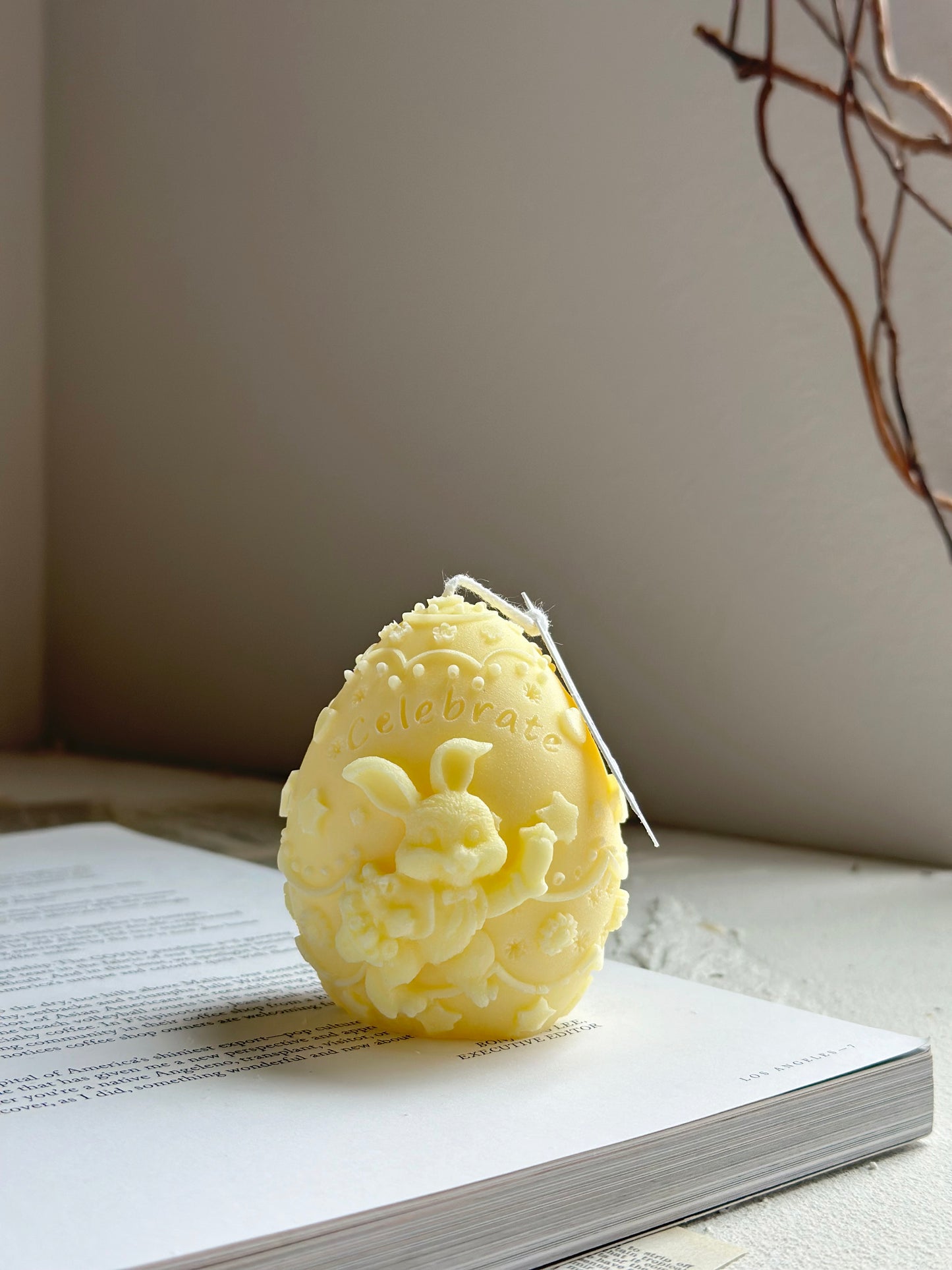 "Celebrate" Easter Candle