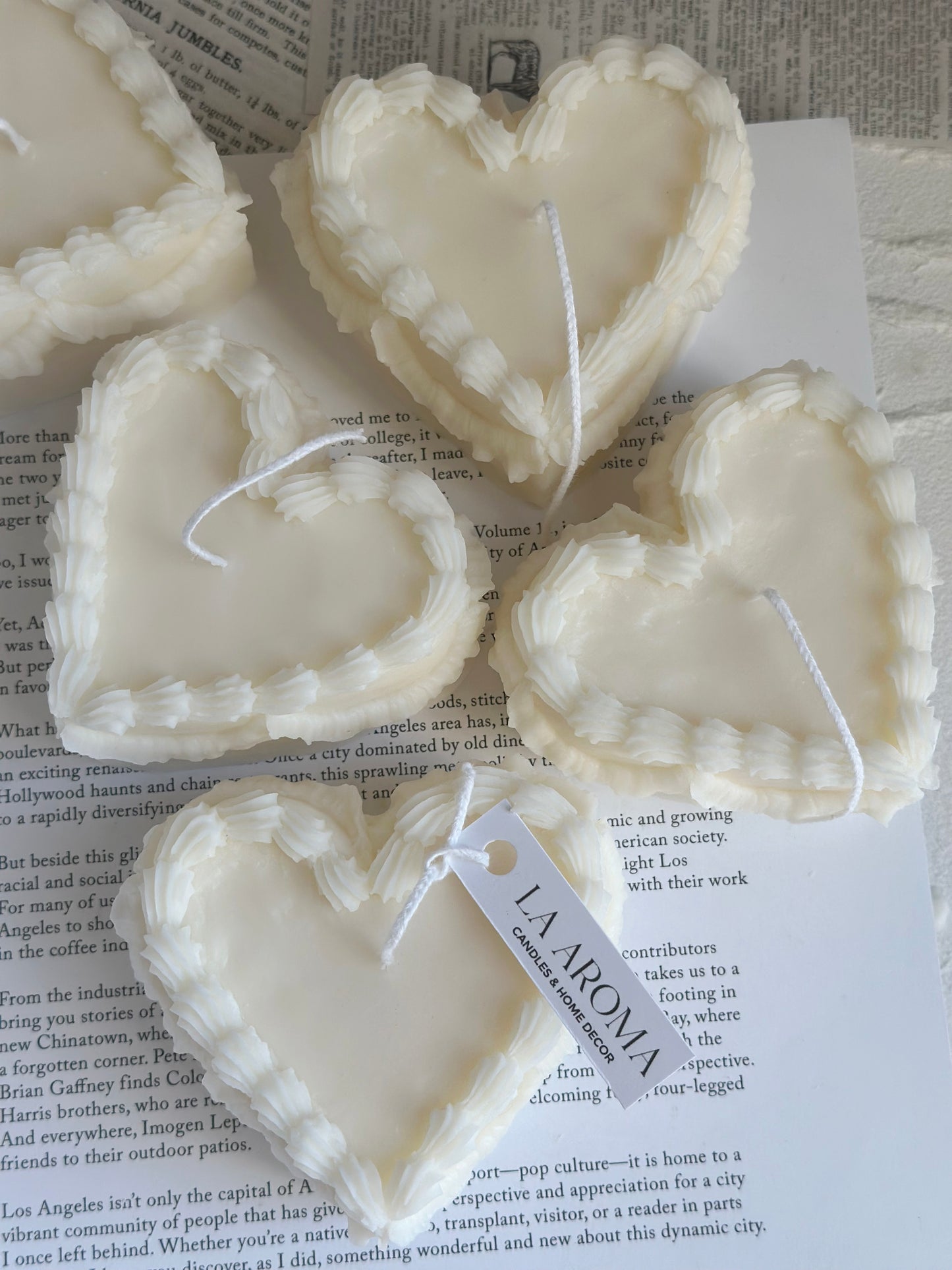 Lace Edge Cake Candle(1pc)
