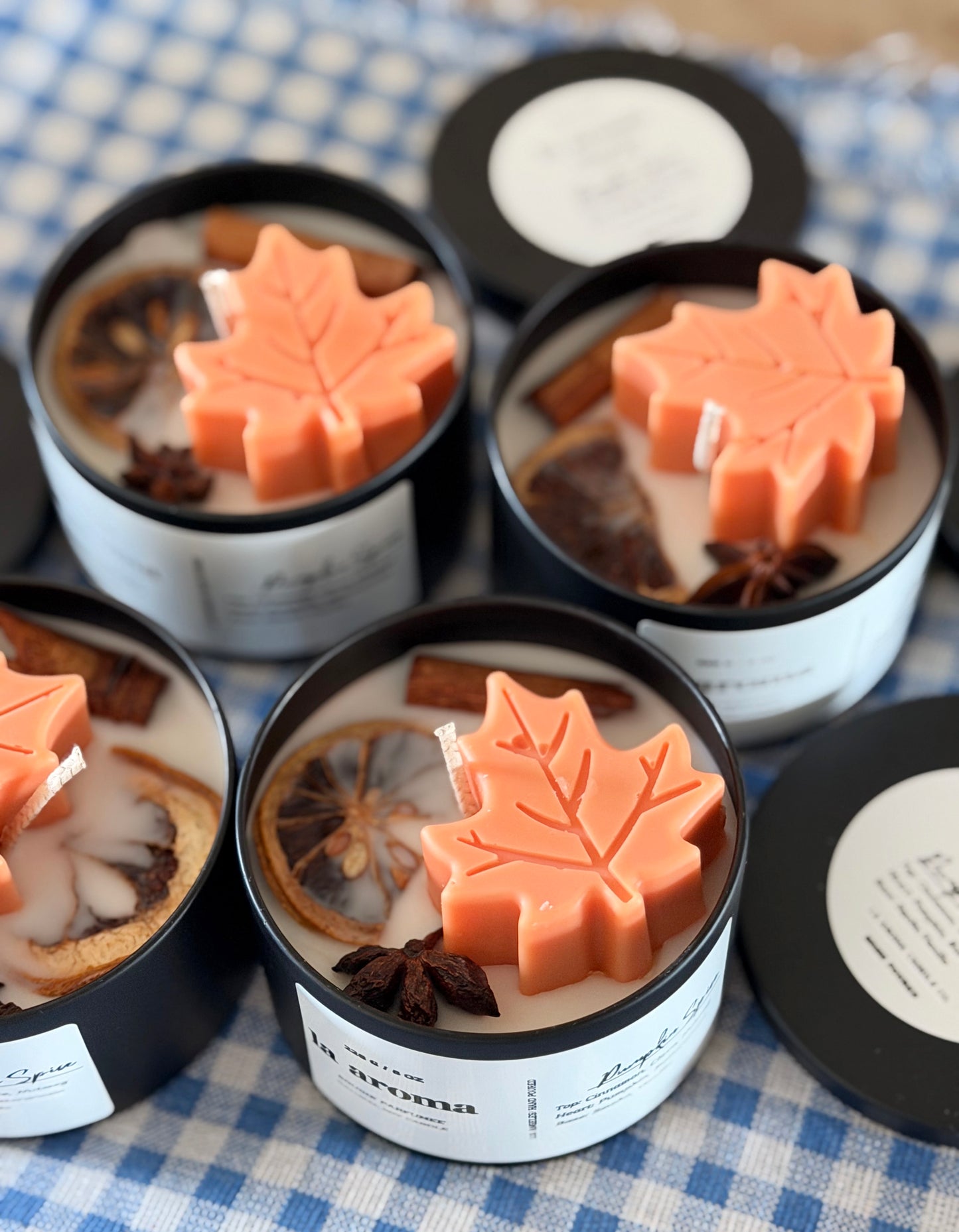 Autumn Leaf Candle Jar | 8oz