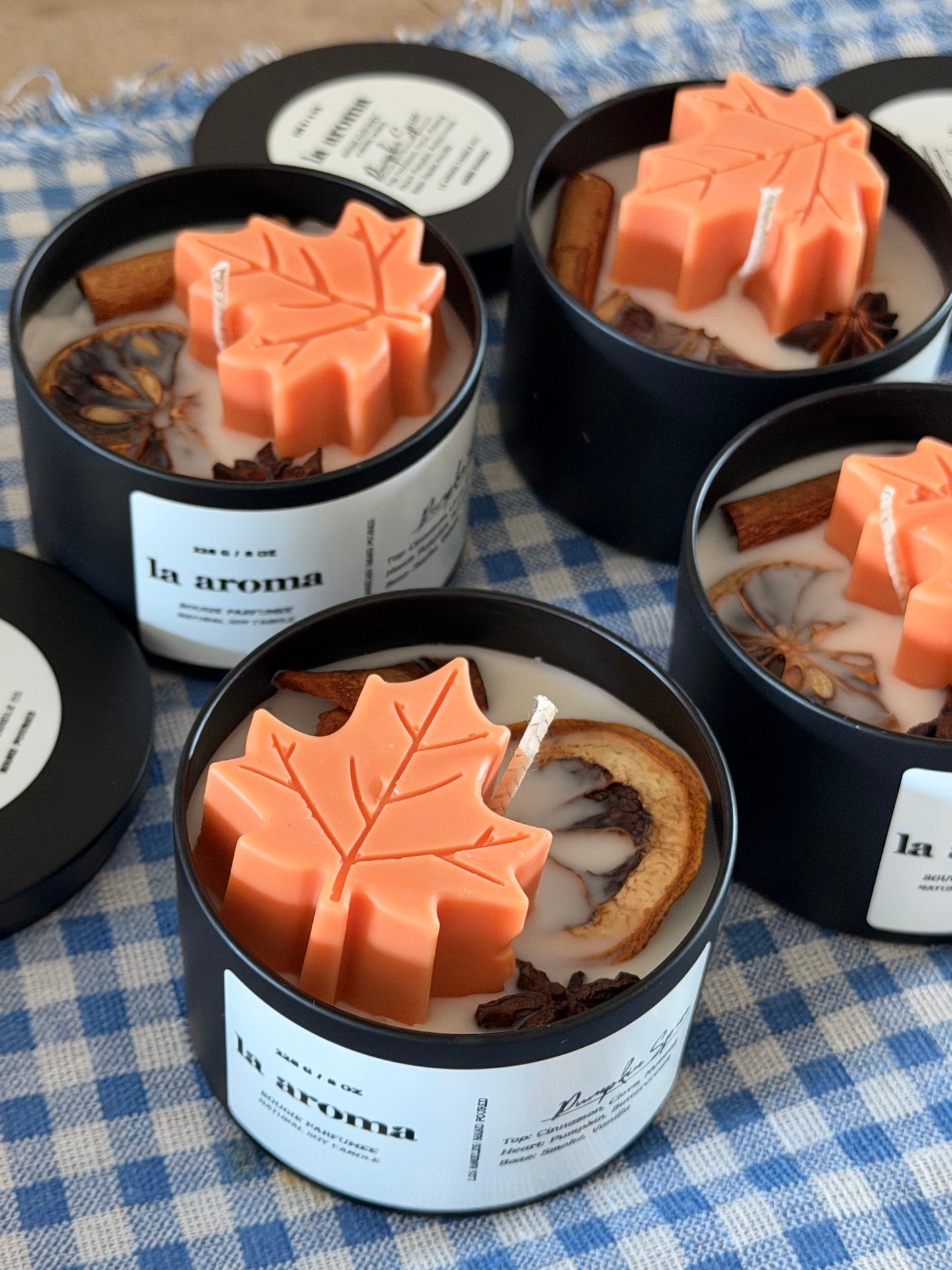 Autumn Leaf Candle Jar | 8oz