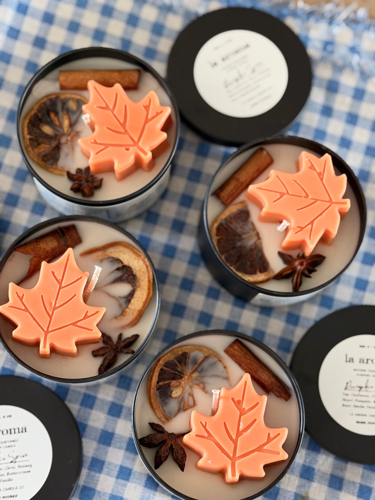 Autumn Leaf Candle Jar | 8oz