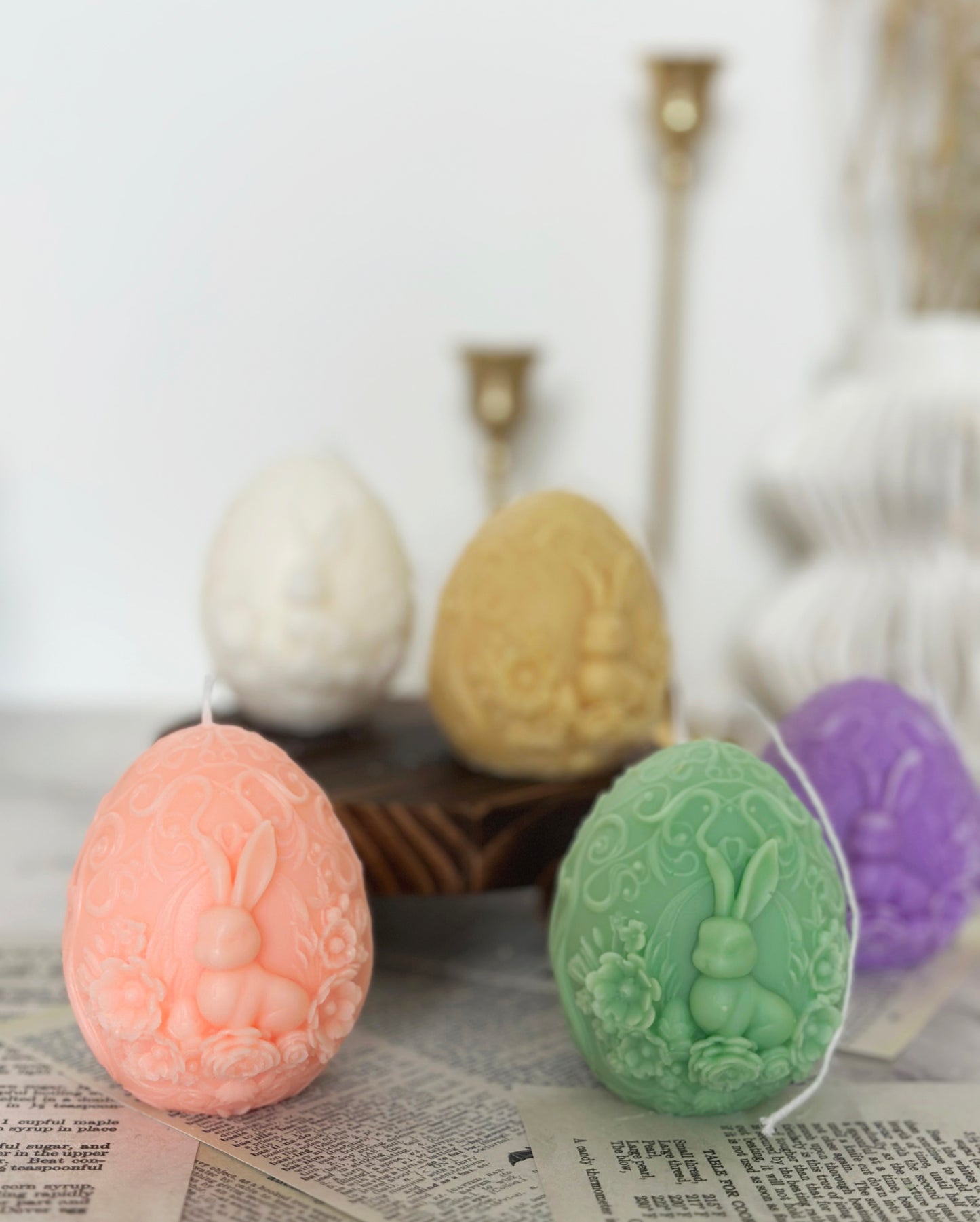 Easter Fairy Egg Candle