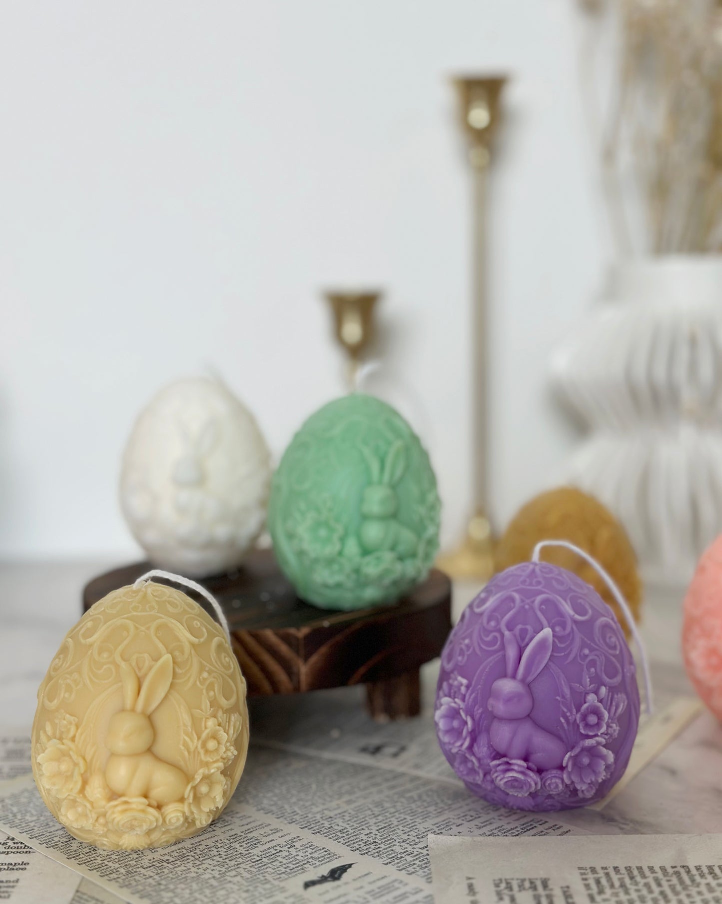 Easter Fairy Egg Candle