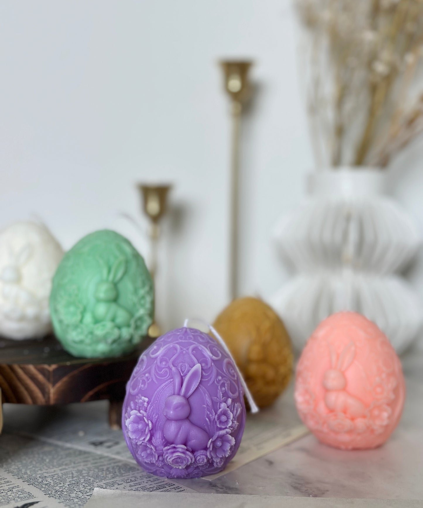 Easter Fairy Egg Candle