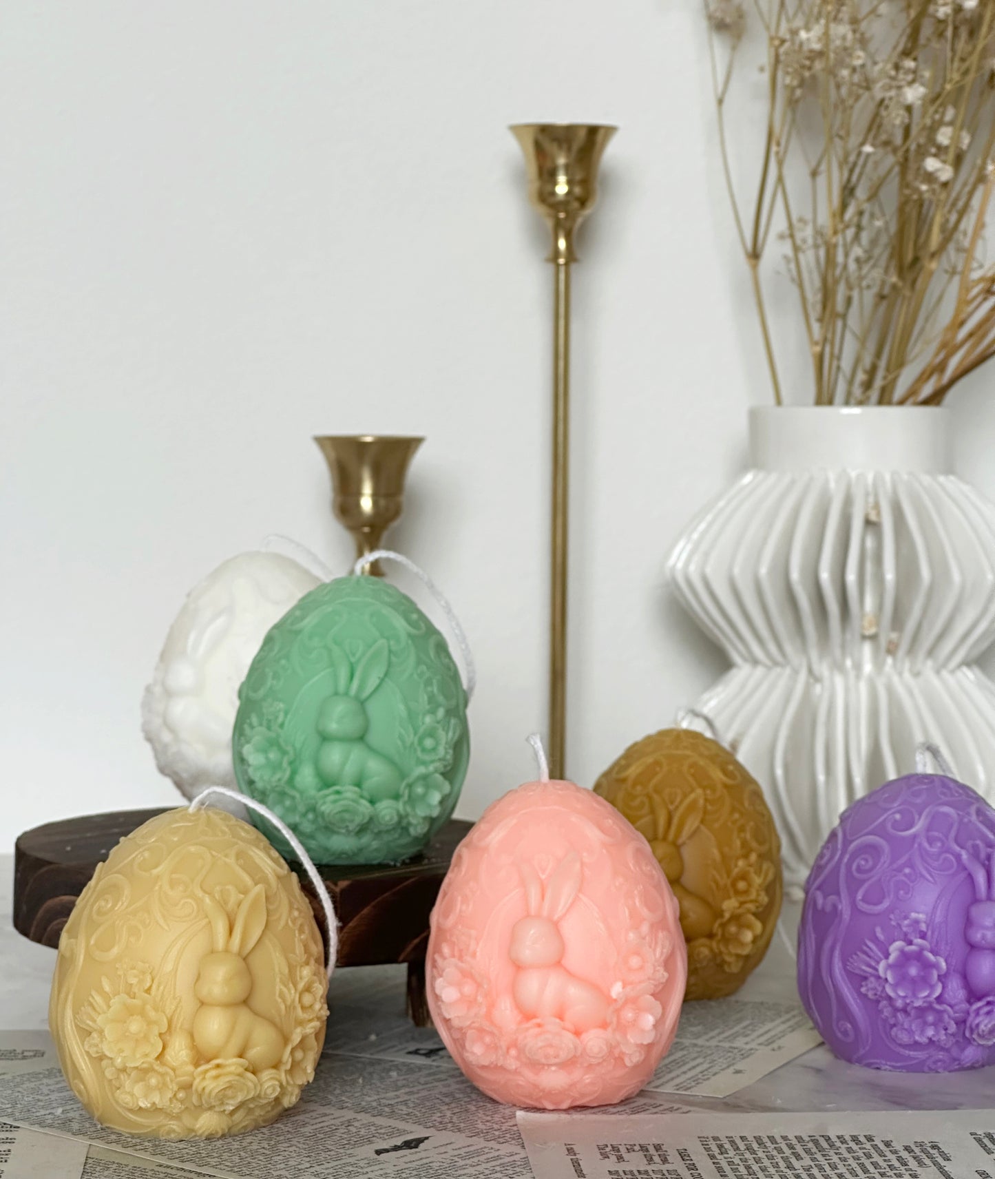 Easter Fairy Egg Candle