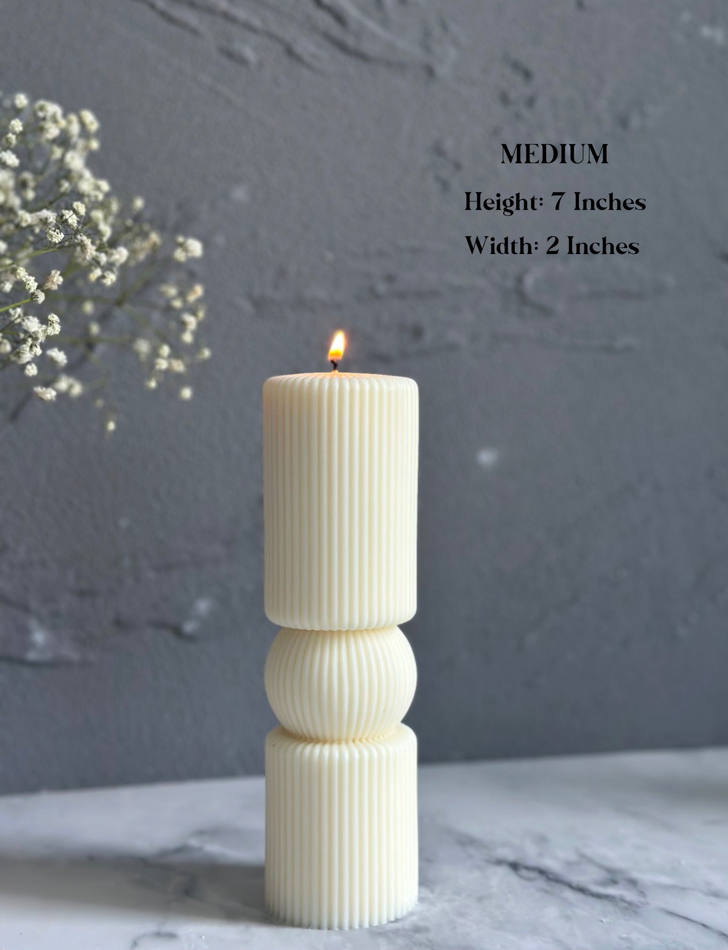 The Natural Pillar Candle