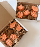 Autumn Leaf Design Candles Box