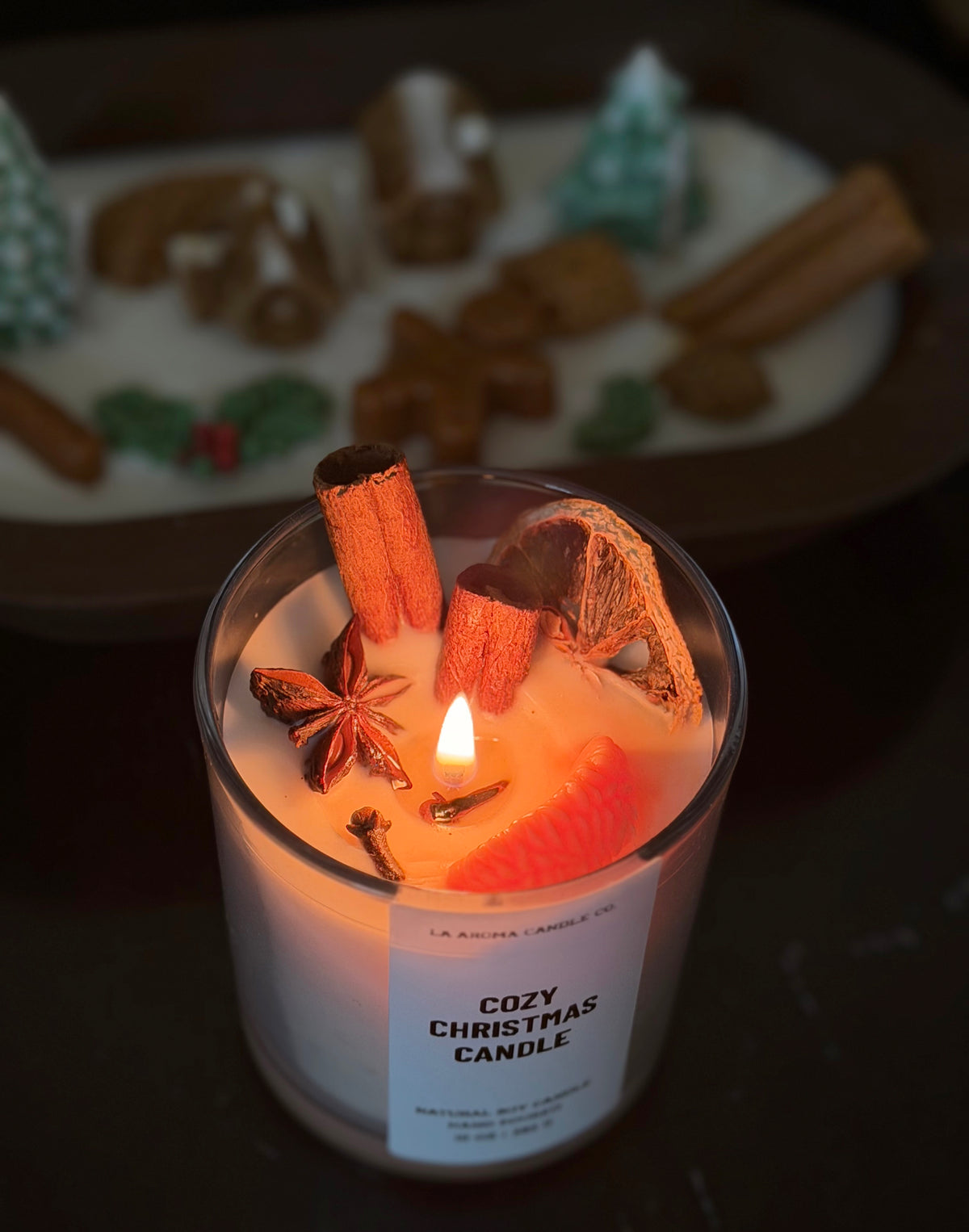 Cozy Christmas Candle – Ginger Spice & Orange