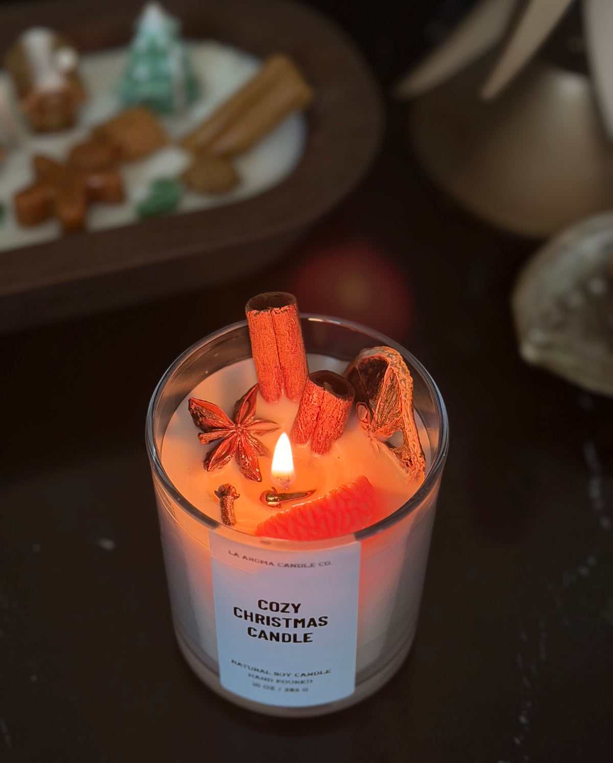 Cozy Christmas Candle – Ginger Spice & Orange
