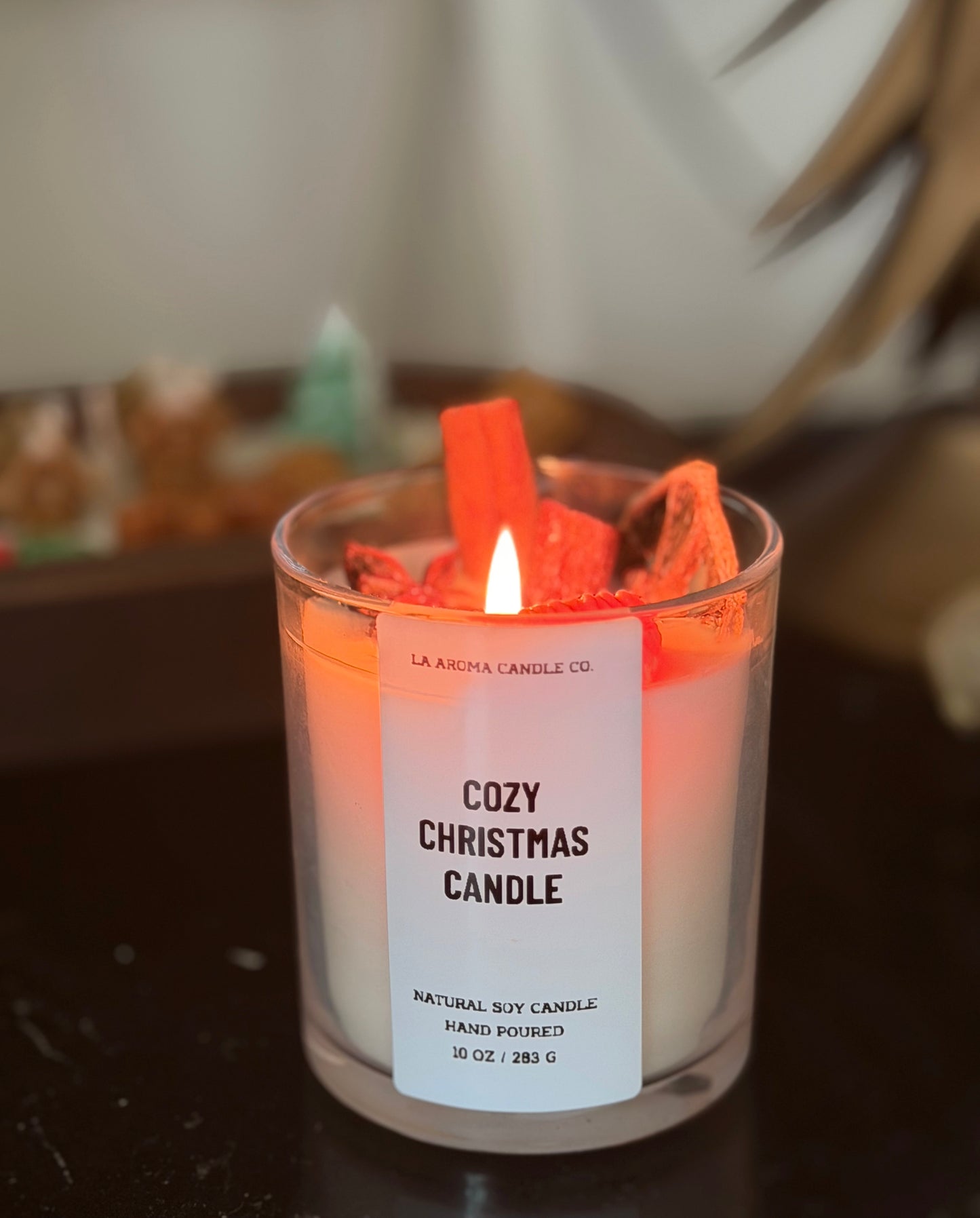 Cozy Christmas Candle – Ginger Spice & Orange