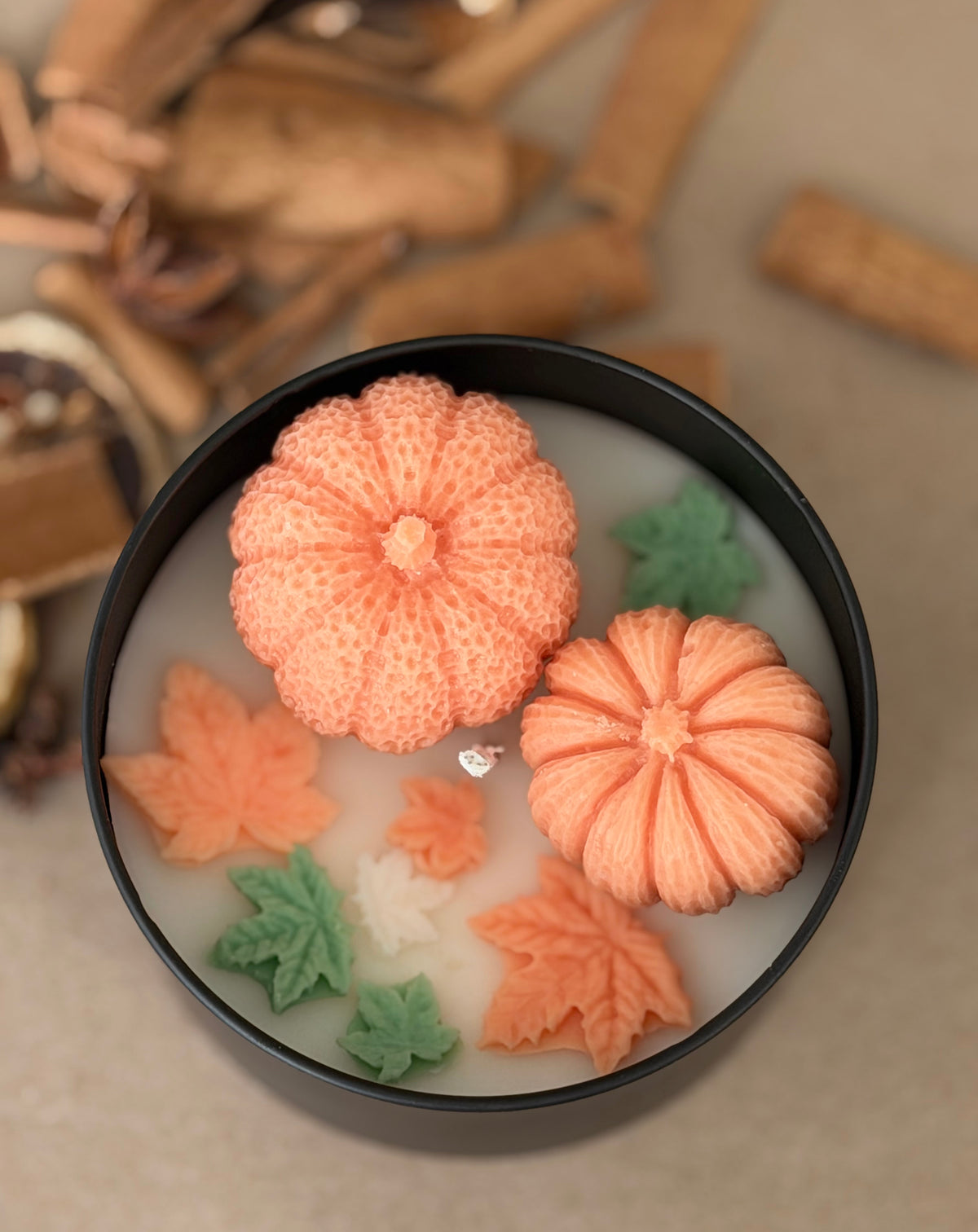 Autumn Pumpkin Garden Candle