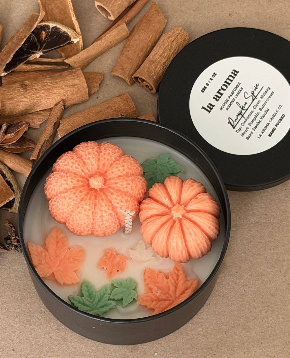 Autumn Pumpkin Garden Candle