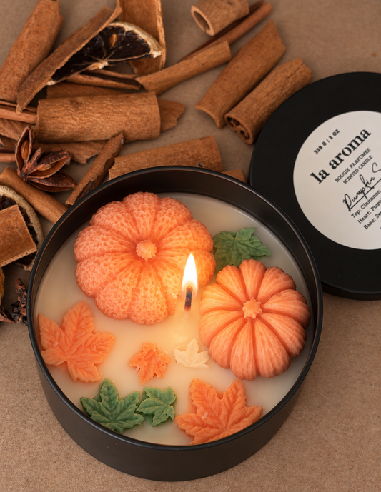 Autumn Pumpkin Garden Candle