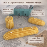 Corn Candle, Handmade Corn-Shaped Soy Wax Candle
