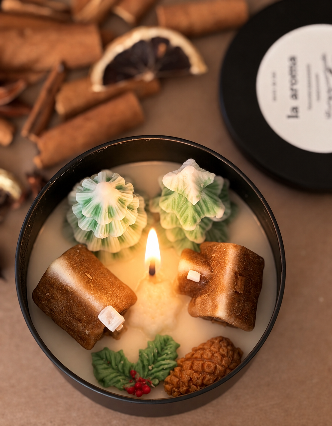 Christmas Village Candle