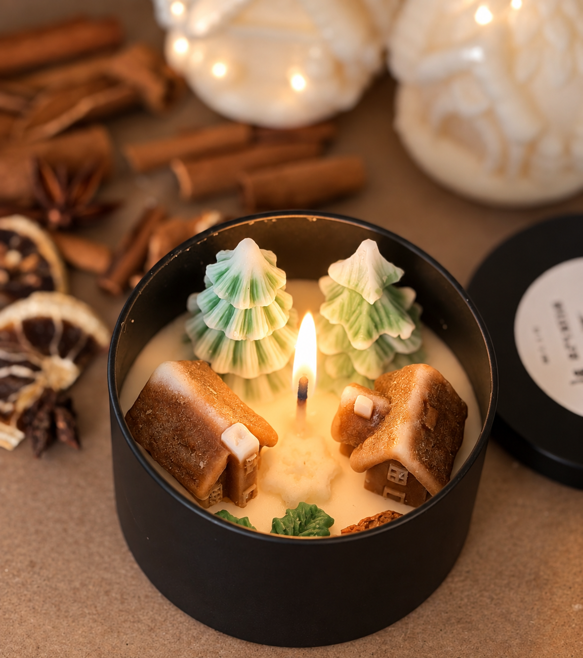 Christmas Village Candle