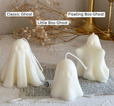 Halloween Ghost Candle | Handmade Soy Wax Ghost Candle | Spooky Fall Home Decor