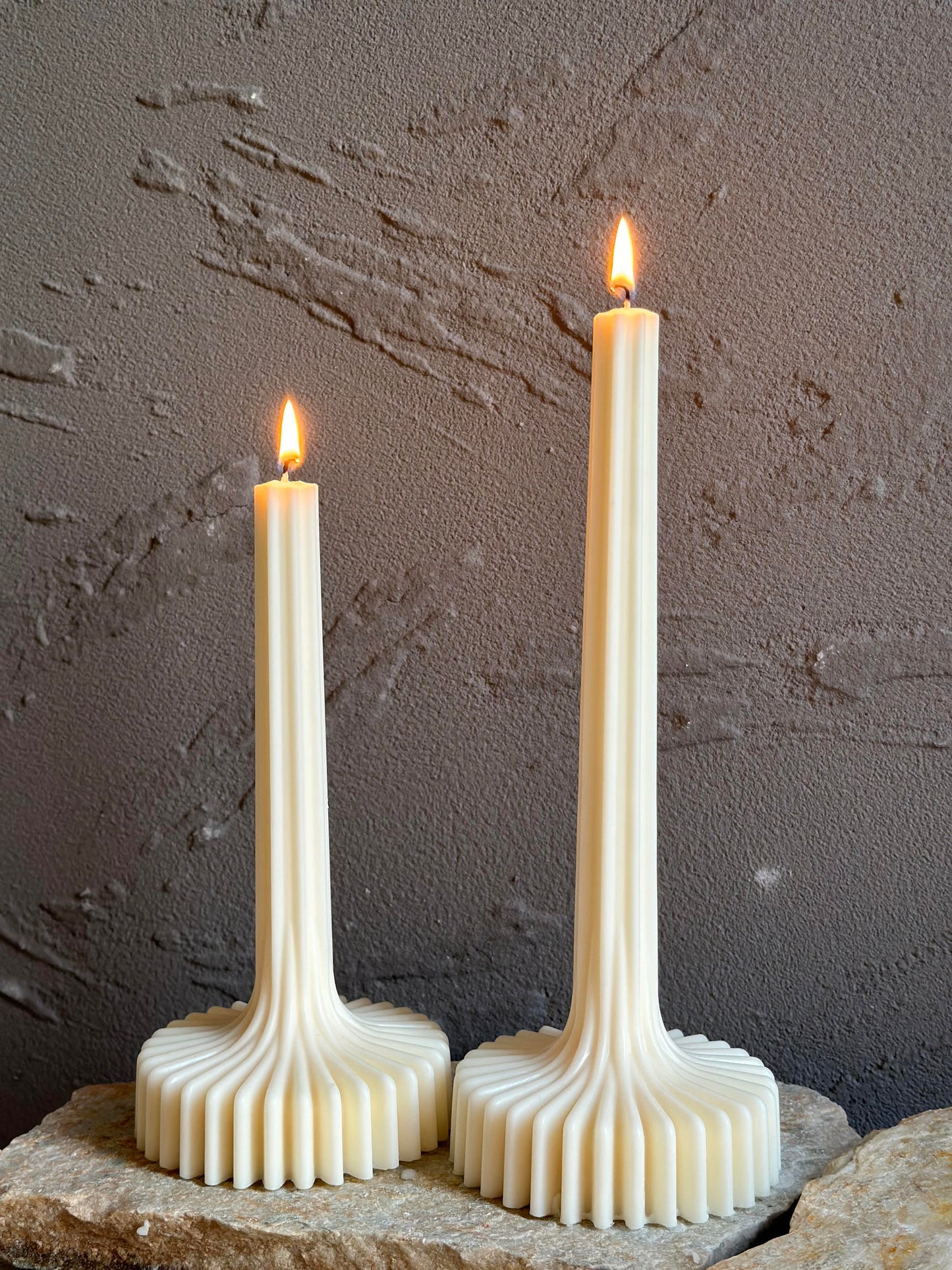 Unique Sculptural Pillar Candle