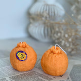 Orange Shaped Candle
